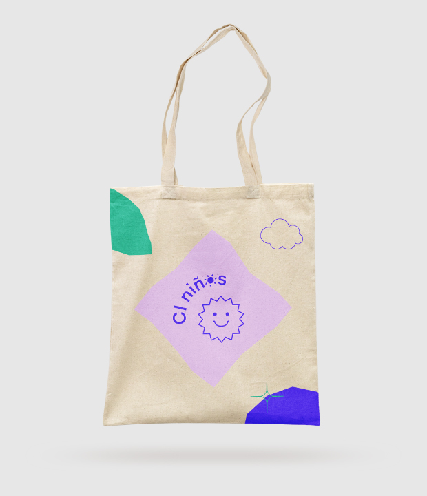 Aplicación de tote bag