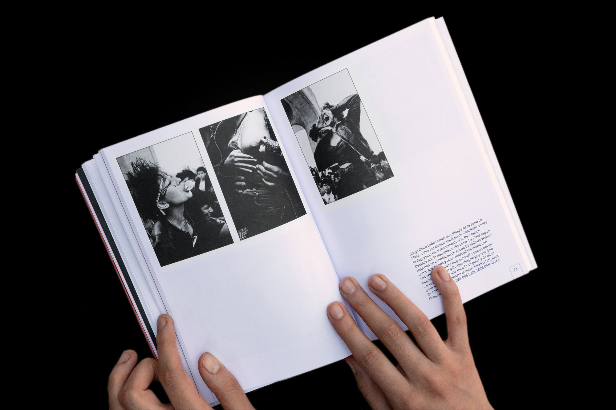 Fotografía de una doble página del libro